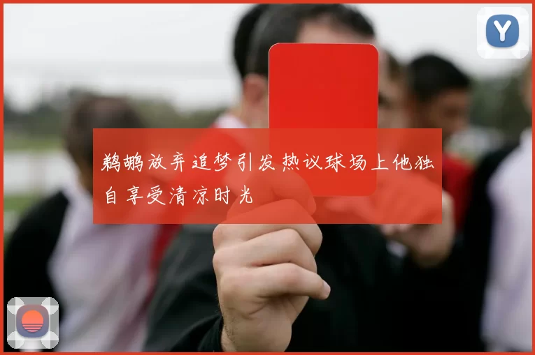 鹈鹕放弃追梦引发热议球场上他独自享受清凉时光